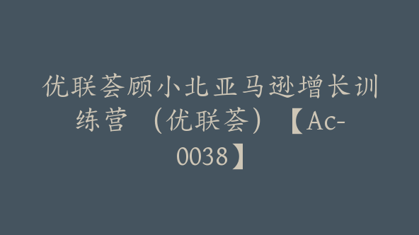 优联荟顾小北亚马逊增长训练营 （优联荟）【Ac-0038】